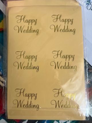Pegatinas de boda
