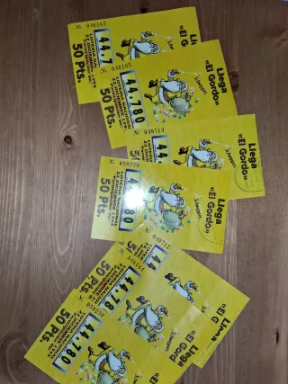 CUPONES ONCE Antiguos  y cupones OID