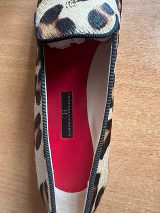 Mocasines CH Carolina Herrera Animal Print T.39
