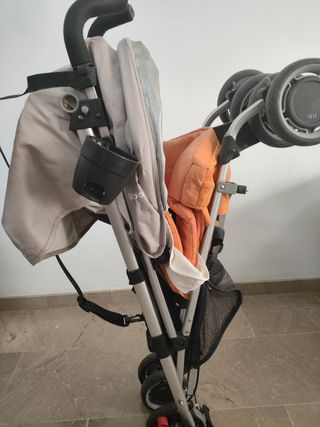 Silla de paseo bastón Uppababy G-Luxe naranja