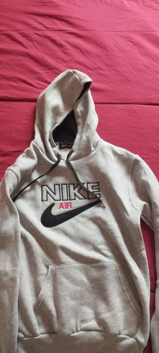 Sudadera Nike Gris con Logo Air
