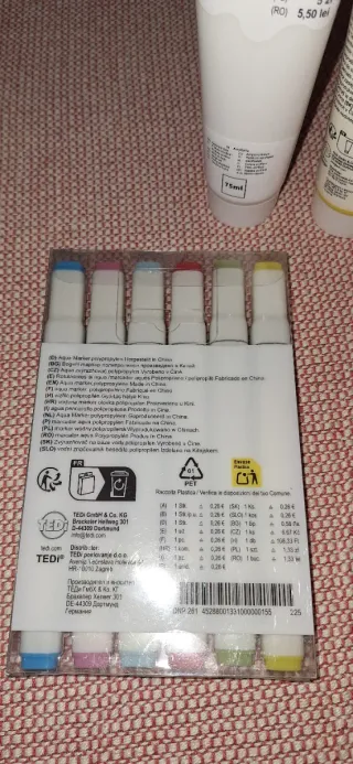 Kit manualidades DIY pintura y rotuladores