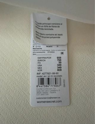 Soutien cai cai decotado branco