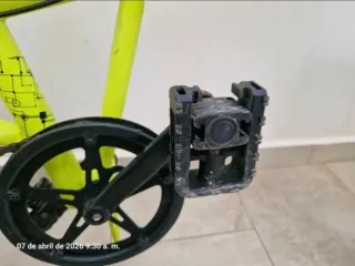 Bicicleta plegable 16" pulgadas amarilla