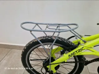 Bicicleta plegable 16" pulgadas amarilla