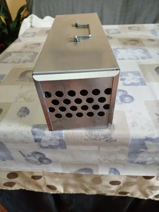 Transportín para palomas metálico