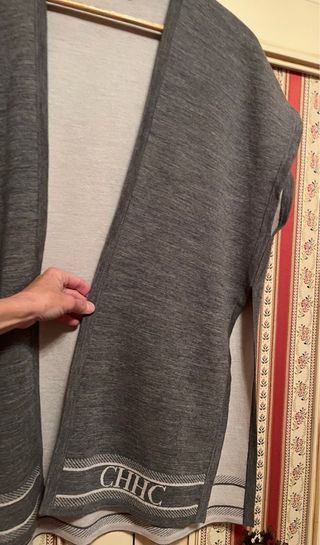 Chaleco CHHC Punto Gris y Blanco Talla Única