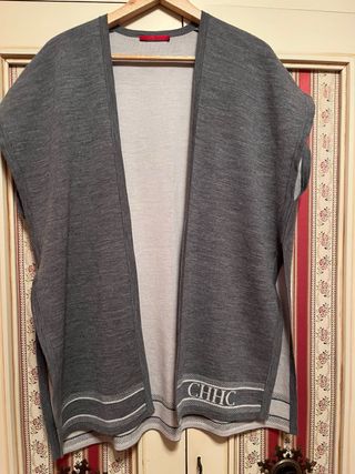 Chaleco CHHC Punto Gris y Blanco Talla Única