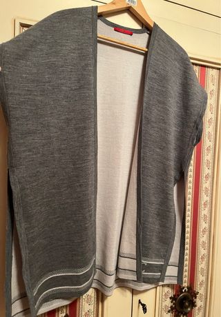 Chaleco CHHC Punto Gris y Blanco Talla Única