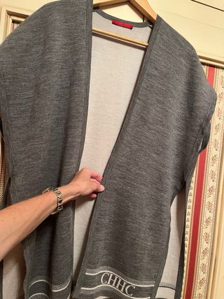 Chaleco CHHC Punto Gris y Blanco Talla Única