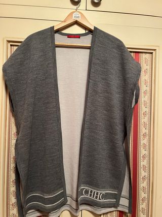 Chaleco CHHC Punto Gris y Blanco Talla Única