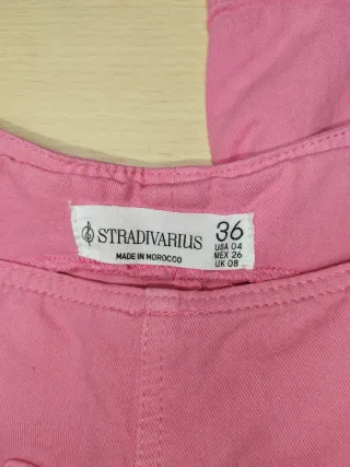 Peto largo rosa. Stradivarius. Talla 36