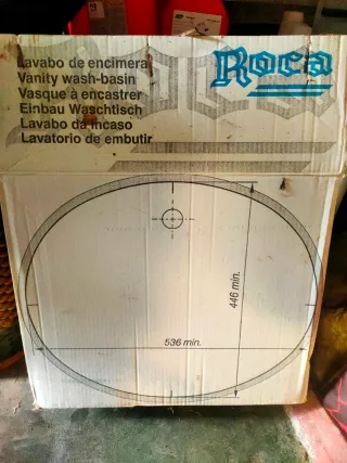 Lavabo Roca Blanco Porcelana