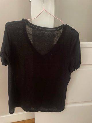 Camiseta Salsa Jeans Negra V-Neck