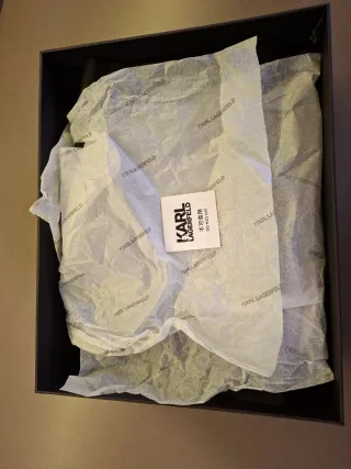 Zapatillas Karl Lagerfeld Plata y Negro