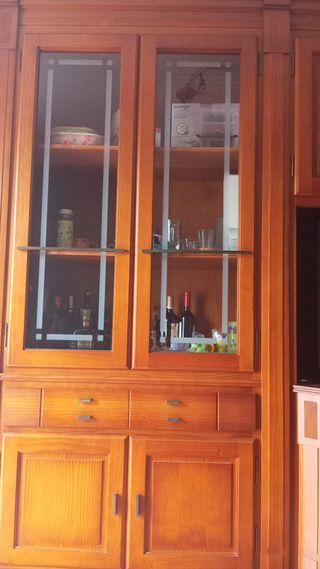 Mueble Comedor Colonial Madera