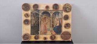 3 Quadri Decorativi con Pigne