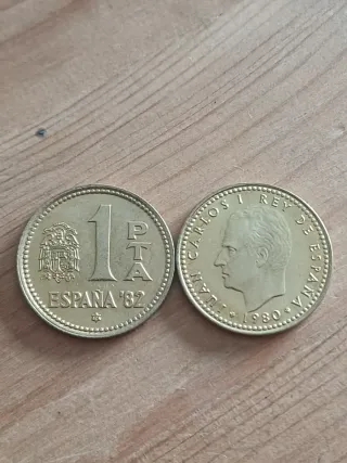 179 Monedas 1 Peseta 1980 lote 1