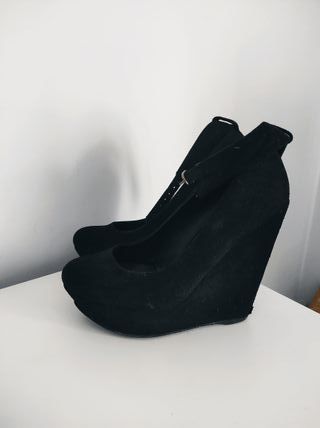 Zapatos de plataforma negros