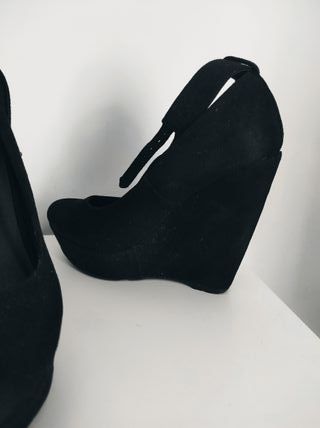 Zapatos de plataforma negros
