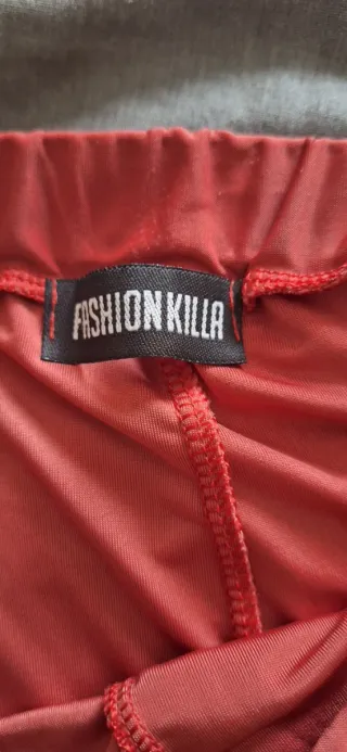 Pantaloni a zampa Cirvy color ruggine