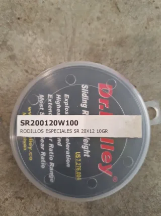 Rodillos Dr.Pulley Black Pearl SR 20x12 10GR