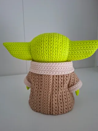 Baby Yoda Crochet Impresion 3d