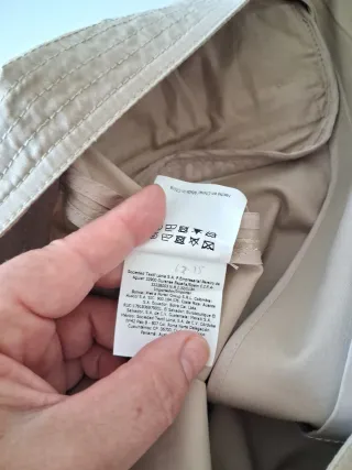 Gabardina corta Purificación García beige