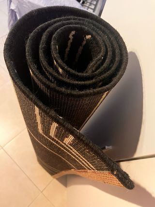 Tappeto nero moderno 130x190