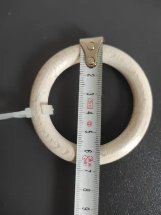 Anelli di legno per tende