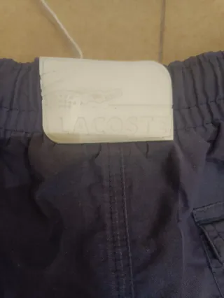 Bañador azul niño Lacoste T8