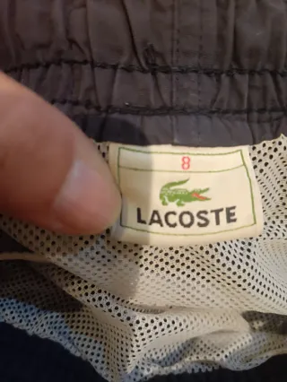 Bañador azul niño Lacoste T8