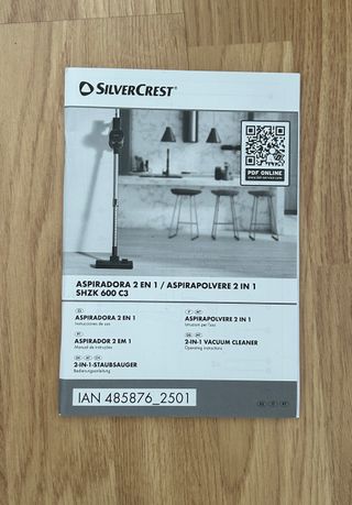 Aspiradora Silvercrest 2 en 1