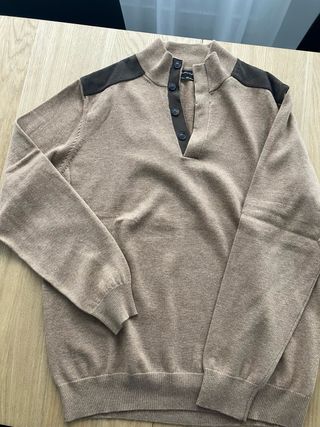 Jersey Massimo Dutti Marrón Talla L