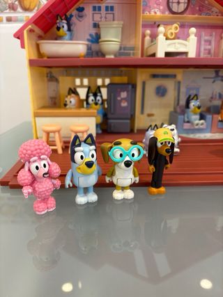 Pack Bluey: Casa, Coche, Barbacoa y amigos