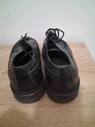 Scarpe stringate nere mocassini Donna freetime 36