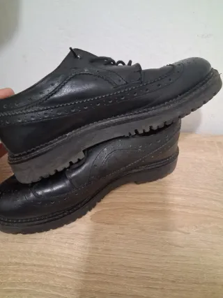 Scarpe stringate nere mocassini Donna freetime 36