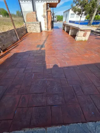 Hormigón impreso decorativo