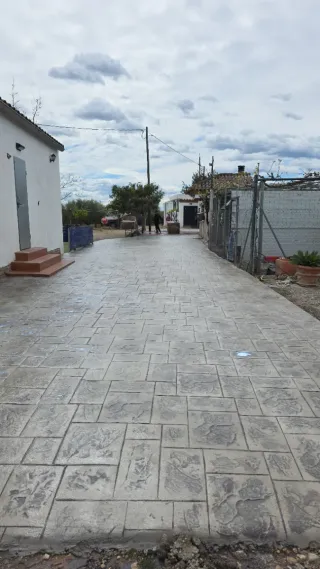 Hormigón impreso decorativo