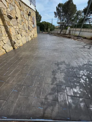 Hormigón impreso decorativo