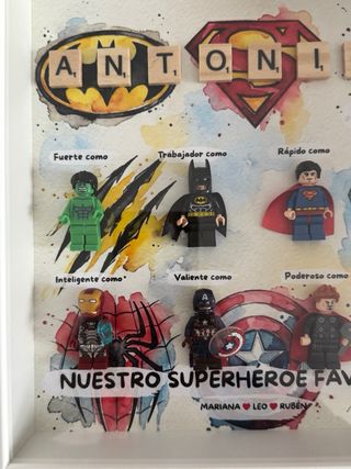 Cuadro personalizado superhéroes