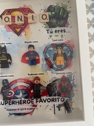 Cuadro personalizado superhéroes