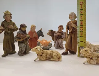 Belén antiguo vintage figuras