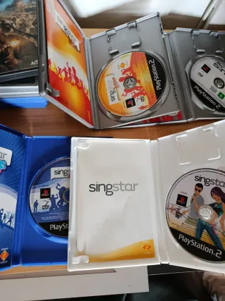 Lote 5 Juegos PS2 Singstar y High School Musical