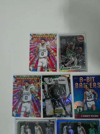 Lote 7 cartas Boston Celtics Topps NBA 2025-26