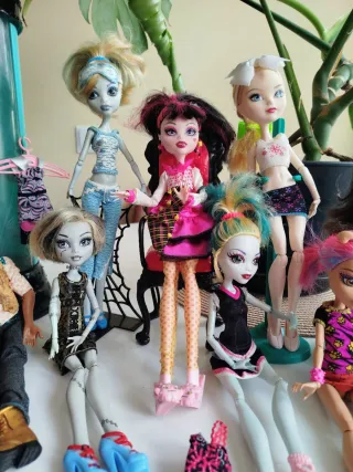Lote Monster High: Muñecas y Accesorios