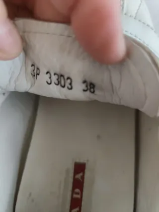 Zapatillas Prada Piel 2 Velcros Blancas