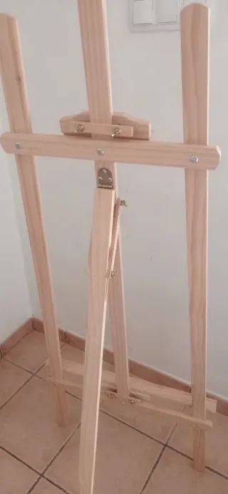 Atril / Caballete de pintor de madera