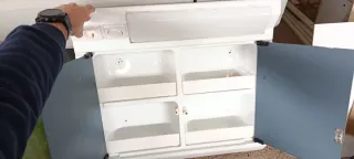 Lavabo y espejo caravana Sun Roller Sevilla