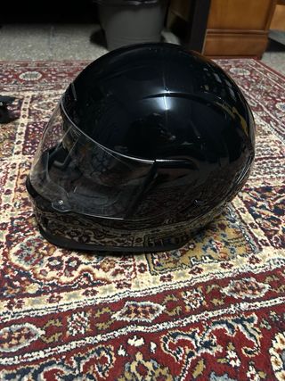 Casco Moto Icon Airform Negro Talla XL